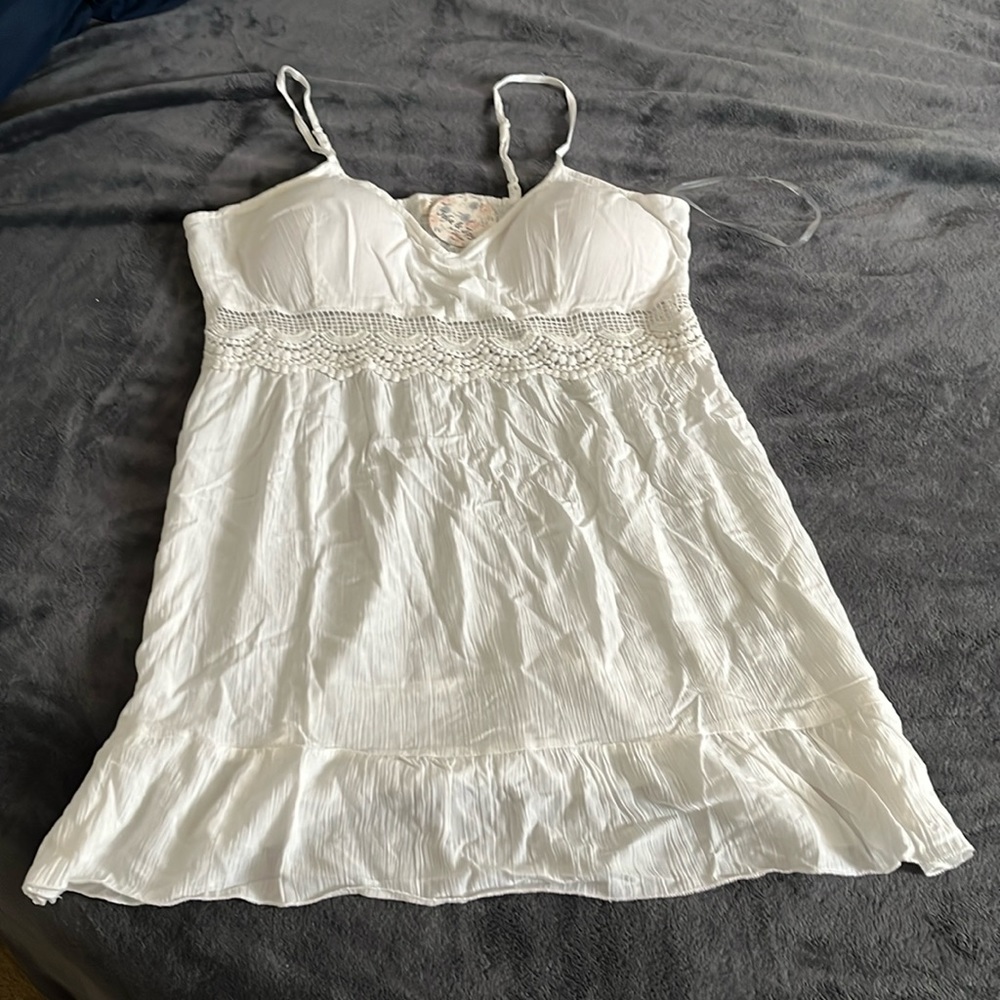 Jolie & Joy cute white summer dress size 2x